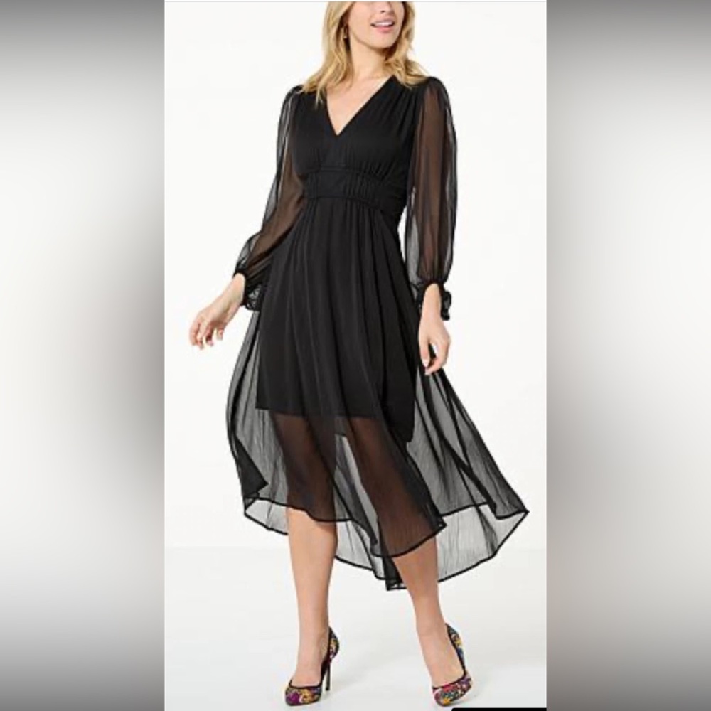Jessica Simpson Black Long Sleeve Dress